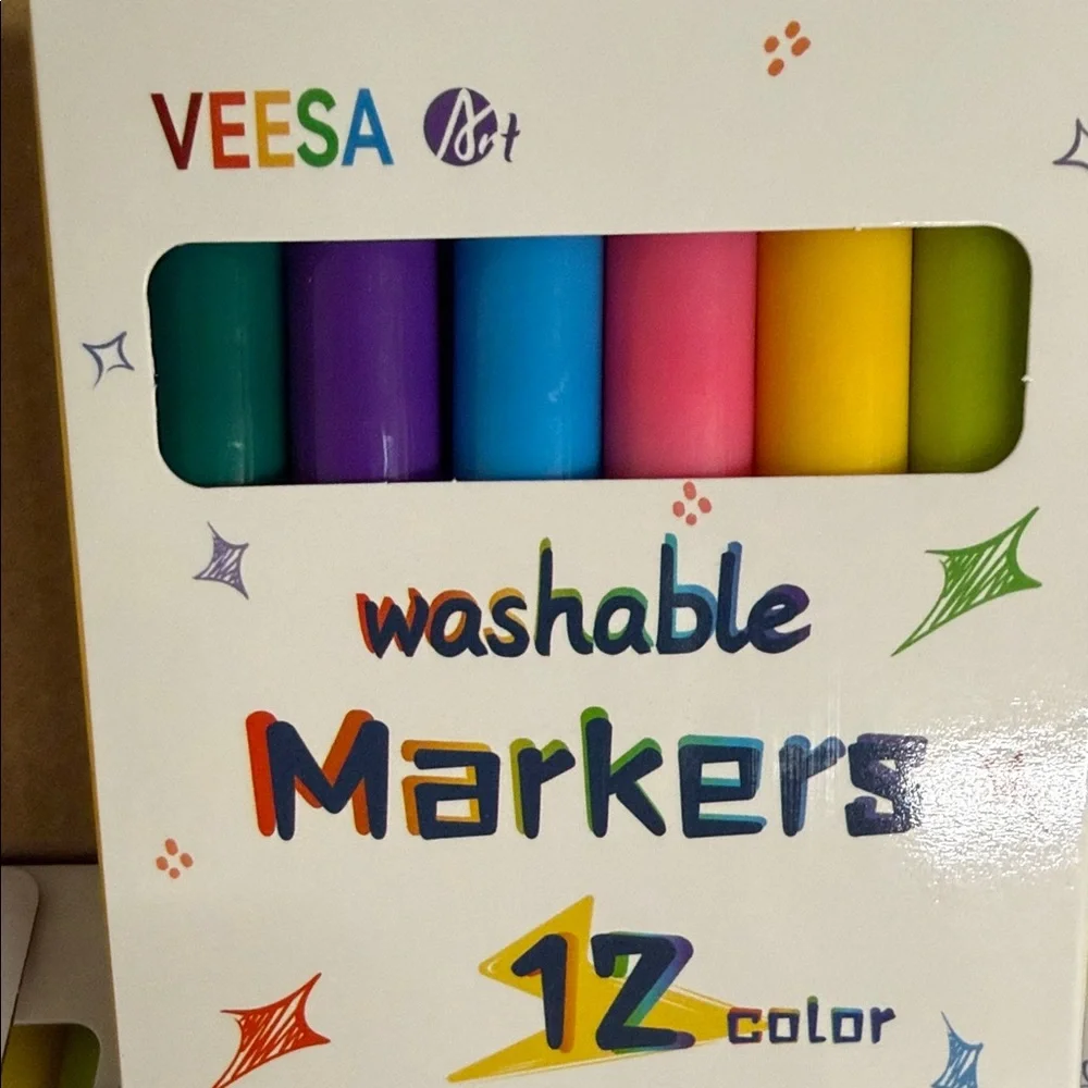 Washable Markers 144ct 12 boxes - 12 Colors EASTER BASKET READY